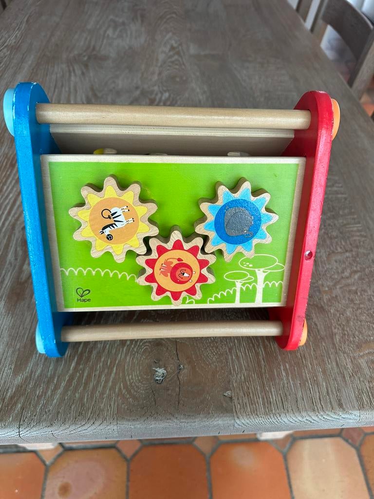 Hape houten activiteitendoos voor baby’s, Enlèvement, Utilisé