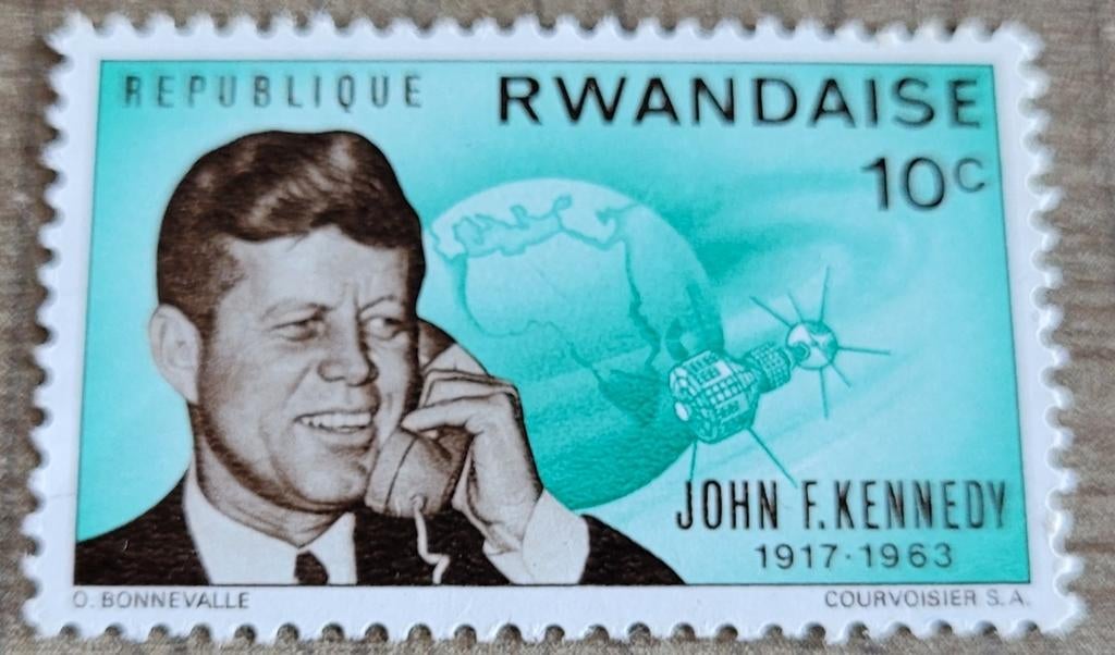 Oude postzegel: John F. Kennedy (1963), Ophalen of Verzenden, Overige landen, Gestempeld
