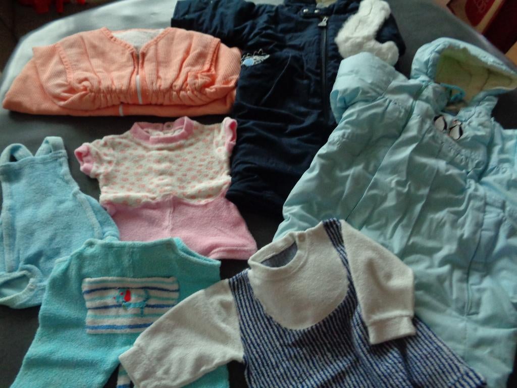 Lot de vêtements 7 pièces enfant 3 mois., Diverses, Autres types, Utilisé, Fille