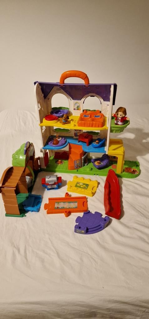 Speelhuisje met geluid en popje, Ophalen