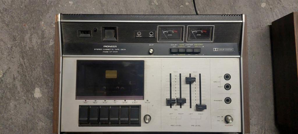2 Vintage cassettedecks Pioneer, Audio, Tv en Foto, Cassettedecks, Verzenden, Tape counter