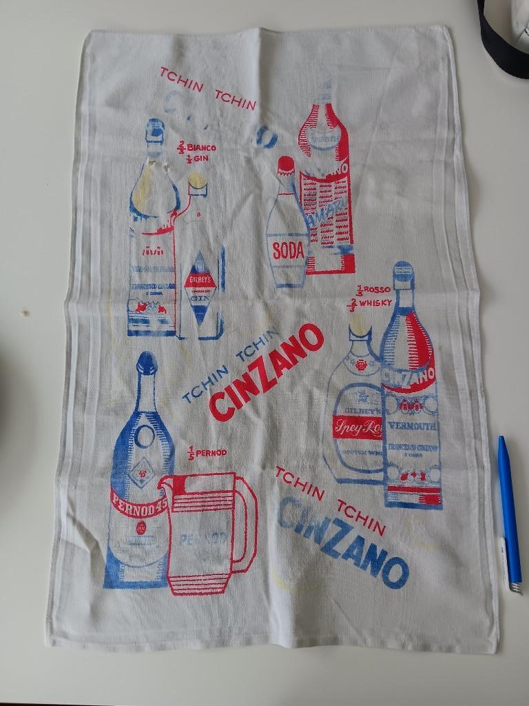 Oud doekje Cinzano, Verzamelen, Ophalen of Verzenden, Gebruikt, Overige typen