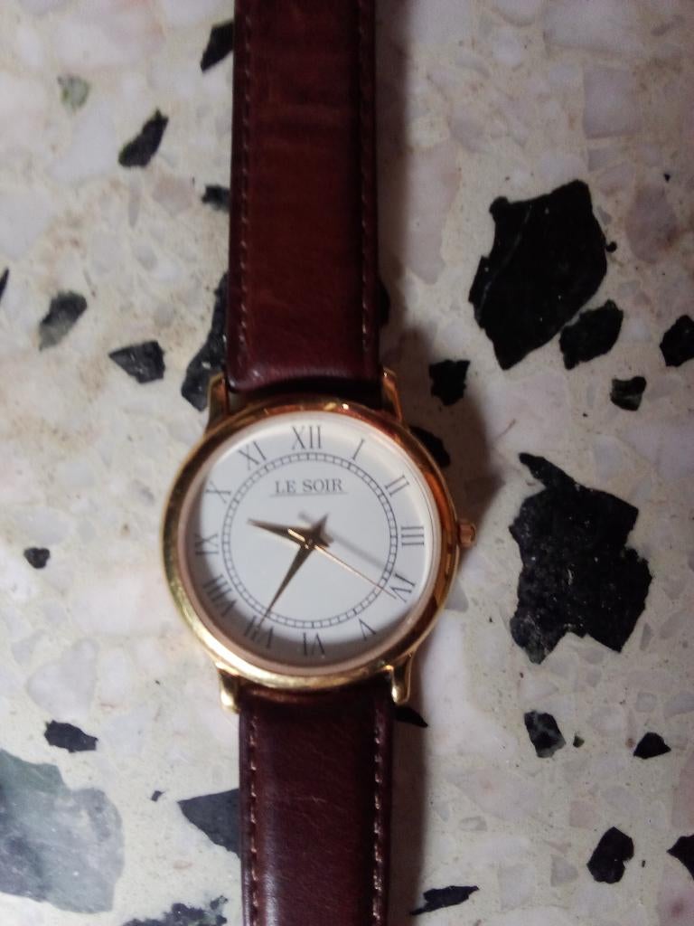 Montre Le Soir, Montre-bracelet, Autres marques, Enlèvement ou Envoi, Acier