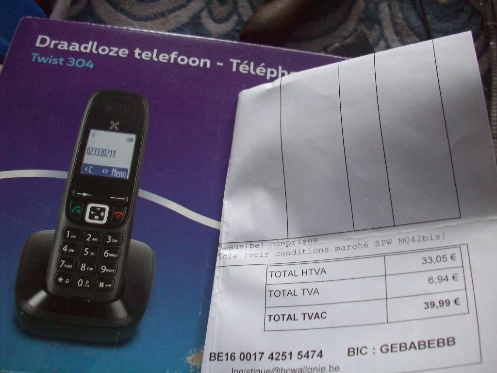 Téléphone sans fil Twist 304, Telecommunicatie, Ophalen, Nieuw