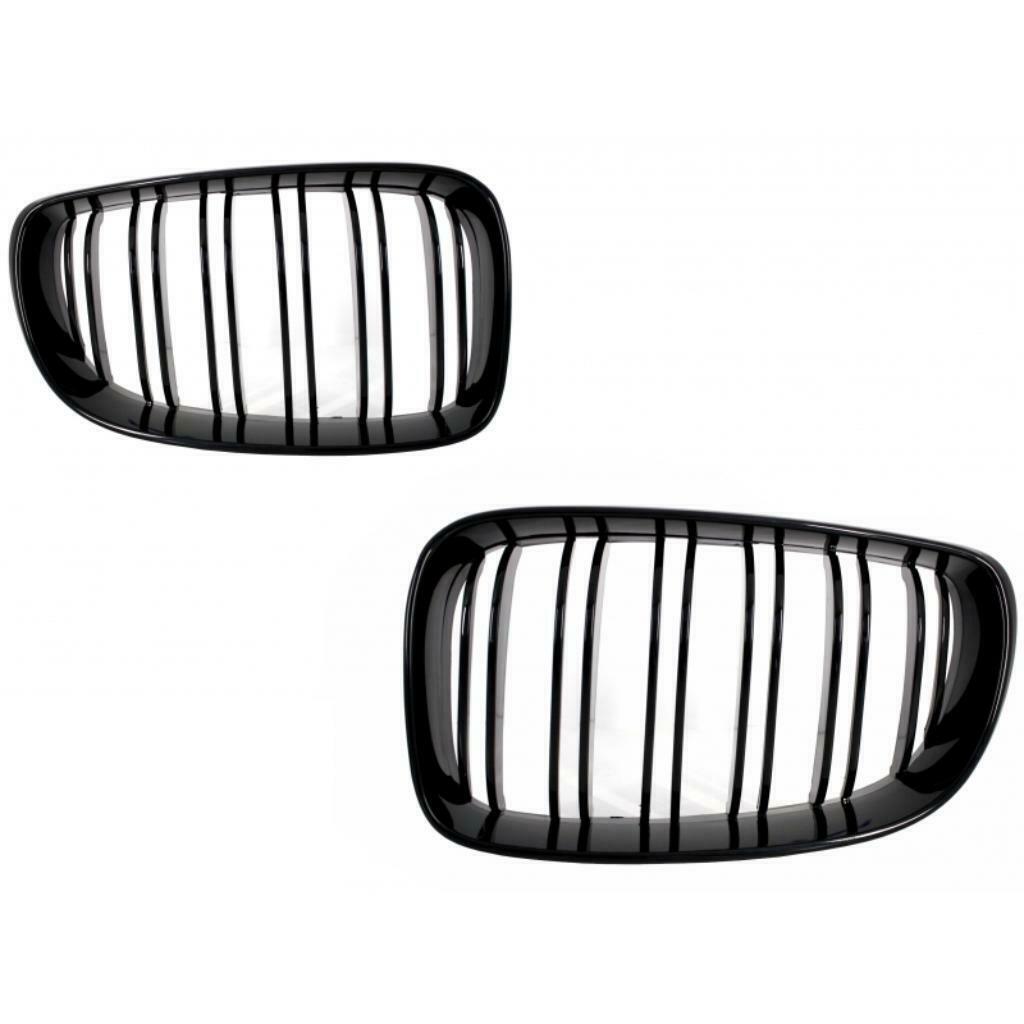 CALANDRE DOUBLES LIGNES M1 NOIR BRILLANT BMW SÉRIE 1 E81 E87, Ophalen of Verzenden