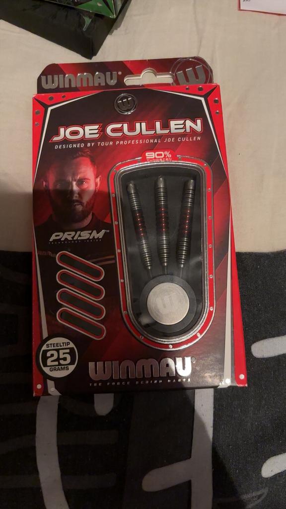 Joe Cullen darts 25 gram, Sport en Fitness, Darts, Ophalen, Zo goed als nieuw, Shafts