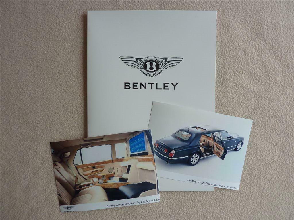 Persmap 2002 Paris Motor Show, Bentley Arnage Mulliner limo, Ophalen of Verzenden, Nieuw, Overige merken