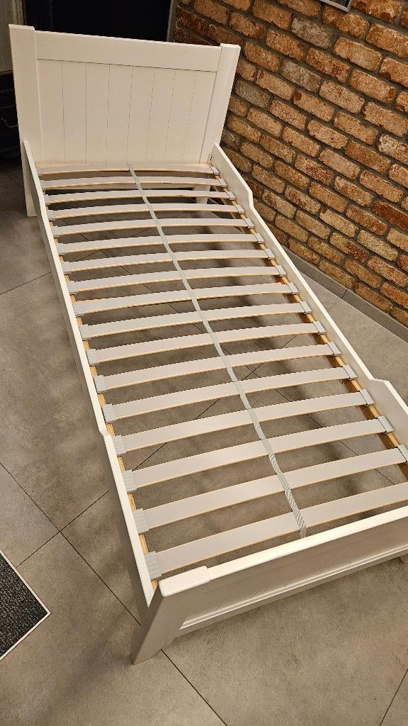 Lit enfant Woodwork – Qualité belge, design intemporel, Kinderen en Baby's, Ophalen, Gebruikt, 180 cm of meer, Lattenbodem