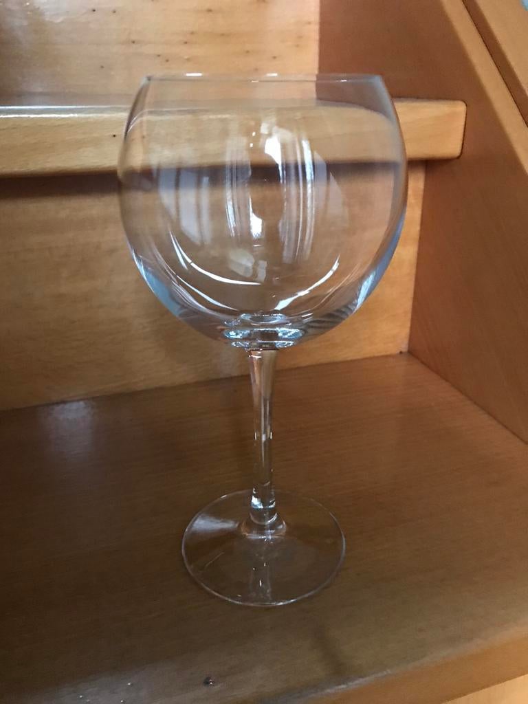 Cristal arc France 6  beaux verres bourgogne