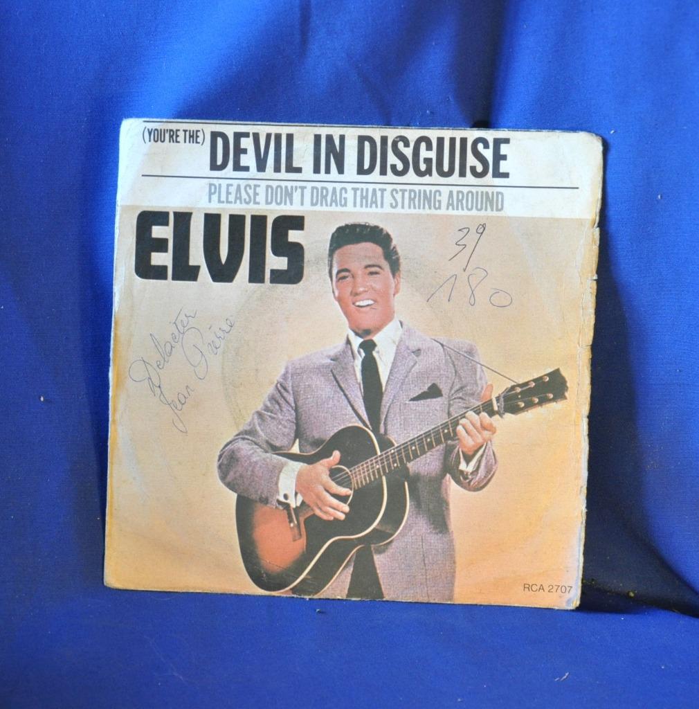 disque vintage 45 tours elvis presley  (x20150), Enlèvement ou Envoi, Utilisé, Pop rock