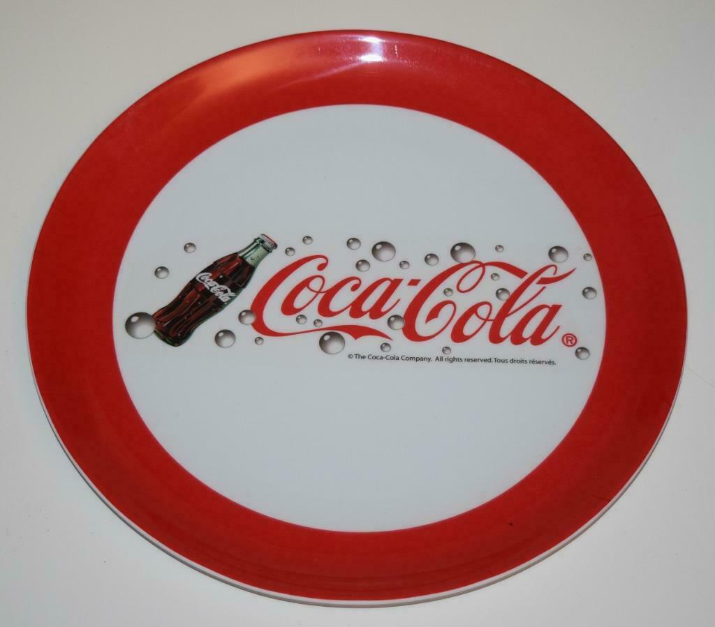 Coca Cola / 3 plateau de service / 30,5 - 32,5 - 32,5 cm, Envoi, Utilisé, Panneau, Plaque ou Plaquette publicitaire, Autres marques
