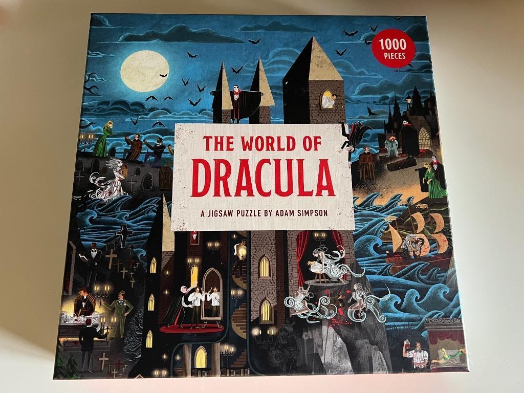 The World Of Dracula Puzzel 1000 Pieces Adam Simpson Jigsaw, Enlèvement ou Envoi, 500 à 1500 pièces, Comme neuf, Puzzle