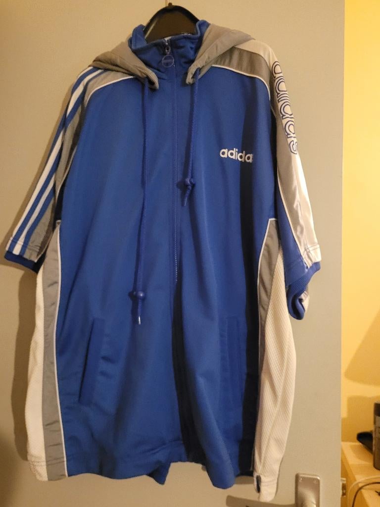 Vintage Adidas Trainingsmaat XL uit de jaren 90, Blauw, Maat 56/58 (XL), Ophalen of Verzenden, Zo goed als nieuw