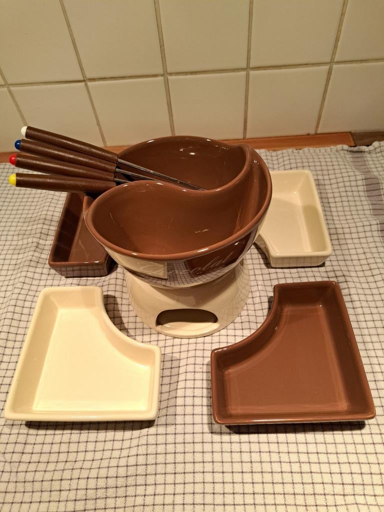 Chocoladefondue, Ophalen, Zo goed als nieuw