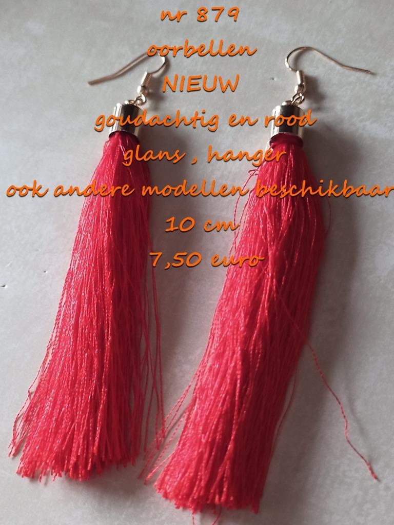 879. Juweel : oorbellen , NIEUW , verzending inbegrepen, Overige materialen, Hangers, Verzenden, Nieuw