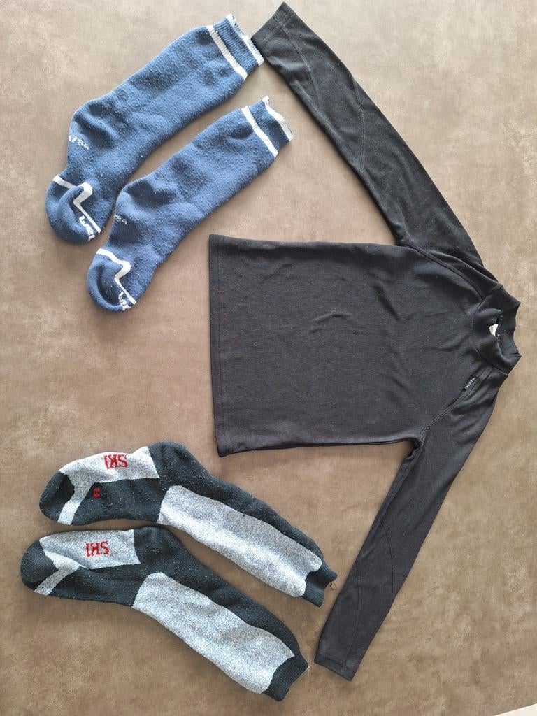 Wed'ze thermisch onderhemd maat 133/142, Gebruikt, Sport- of Zwemkleding, Ophalen of Verzenden, Jongen