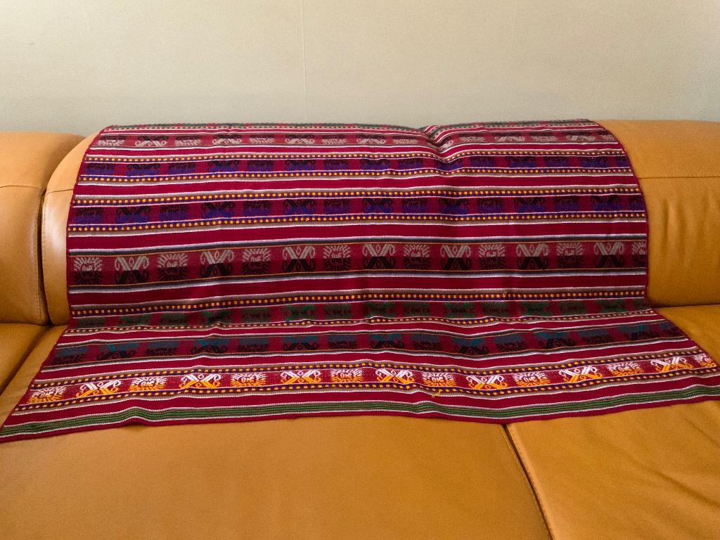 Superbe textile tissé à la main (manta) du Mexique, Enlèvement ou Envoi