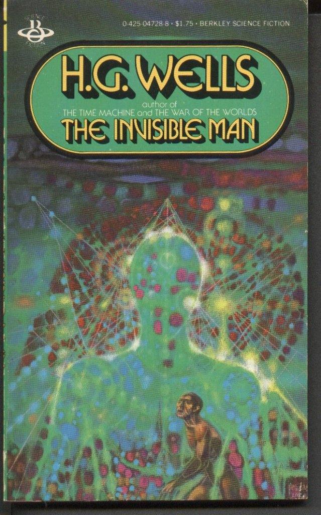 Vintage science fiction-HG Wells-The invisible man, Envoi, Utilisé, HG Wells