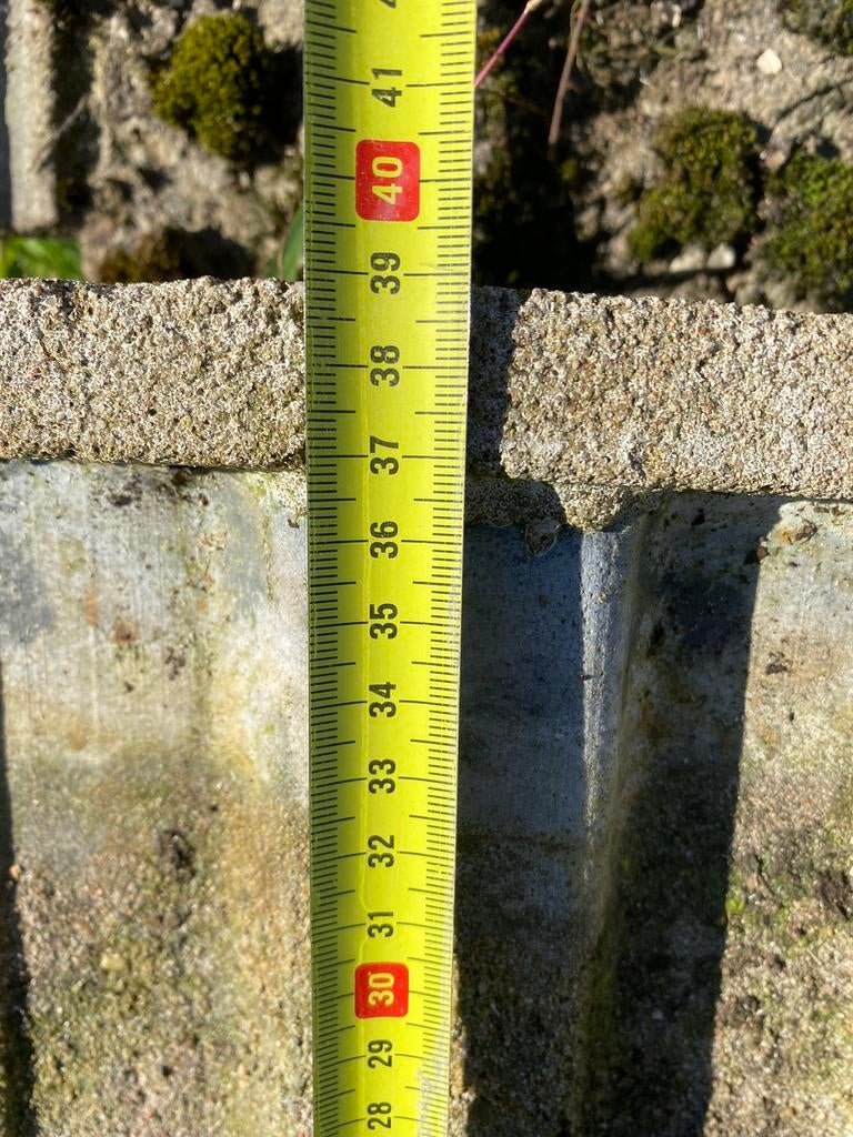 oude betonnen tegels, Doe-het-zelf en Bouw, Dakpannen en Dakbedekking, Dakpannen