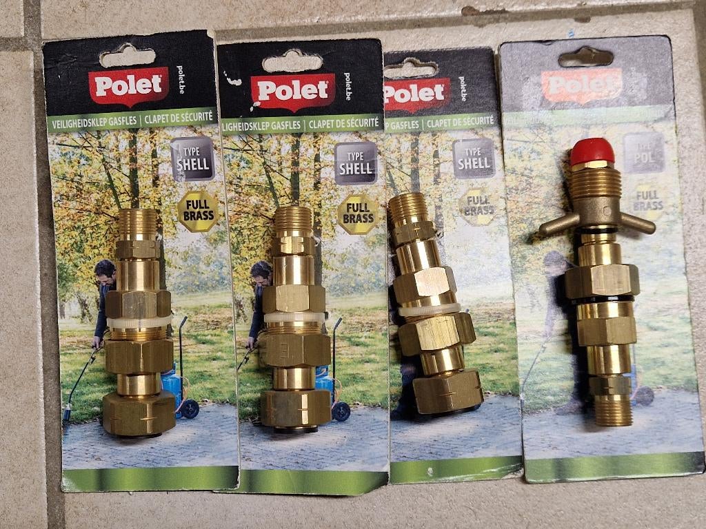 Raccords pour bouteilles de gaz Polet, Enlèvement ou Envoi, Neuf, Polet