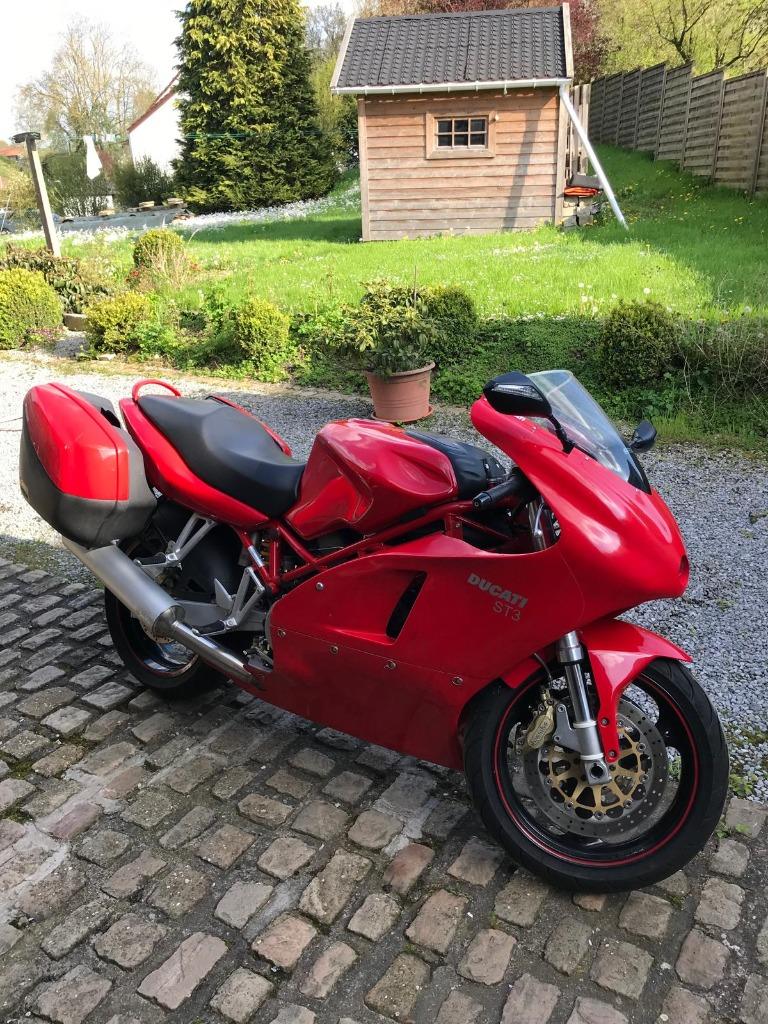 Lot de 2 motos : Ducati ST 3 et Ducati proto, Tourisme, 2 cylindres, Particulier, 1000 cm³