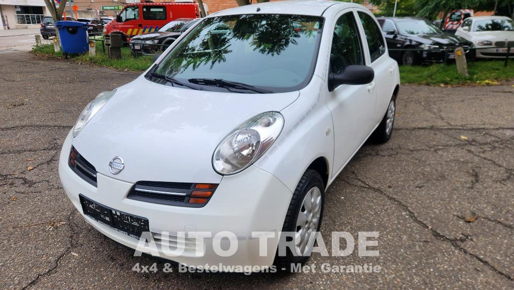 Micra | 1ste Eig. | LEZ OK | Keuring + garantie, Auto's, Nissan, Voorwielaandrijving, Stof, 4 cilinders, Wit
