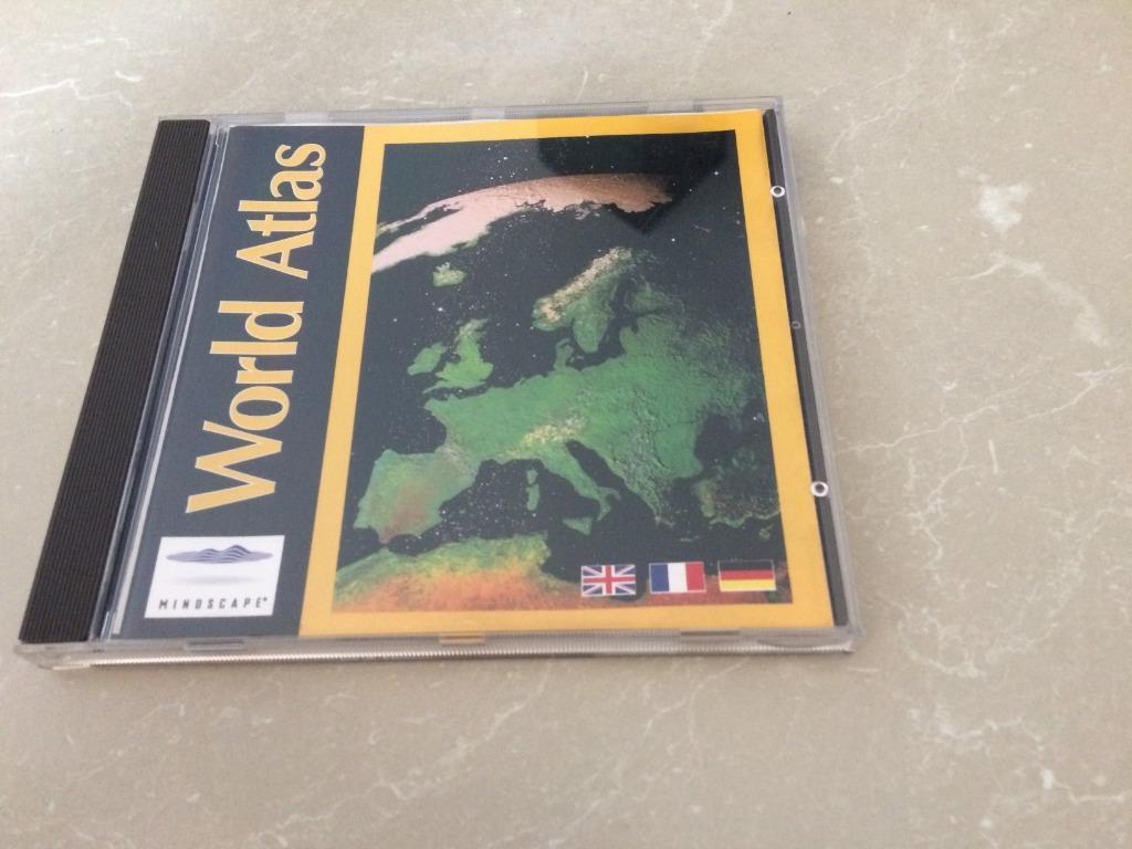 Pc cd World atlas, Ophalen, Zo goed als nieuw