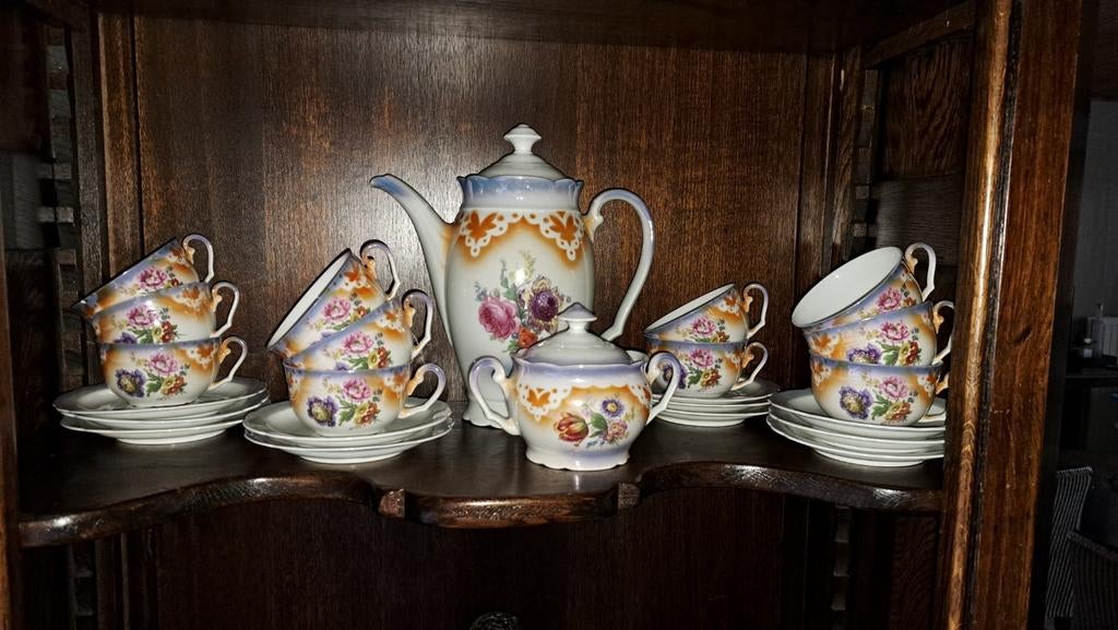 oud koffie serviesje, Antiek en Kunst, Ophalen