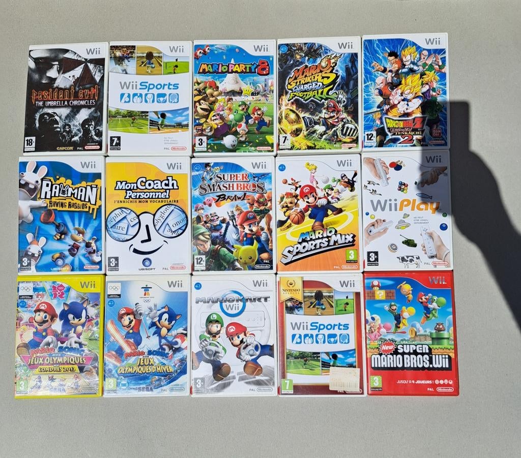 Diverse Nintendo wii-spellen. Per stuk verkocht.  Rendez-vou, Ophalen of Verzenden, Zo goed als nieuw