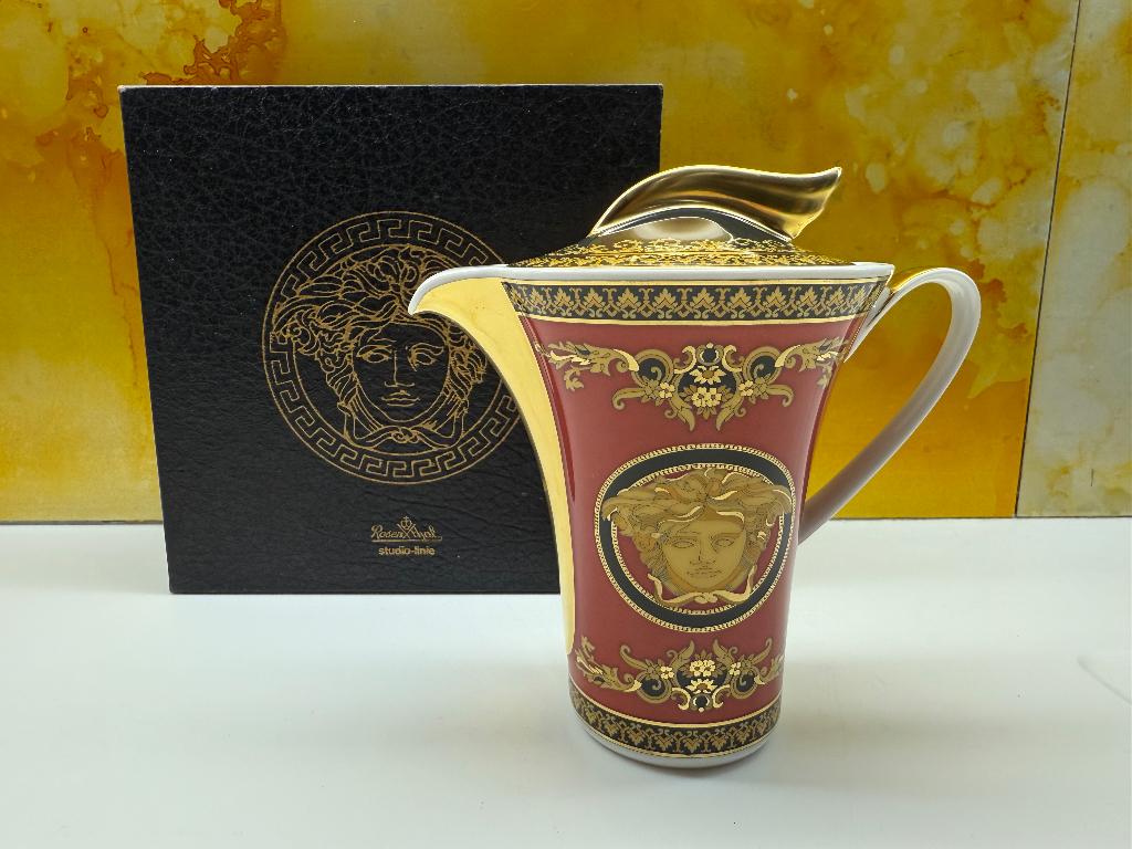 Melkkannetje Versace Ikarus Medusa, Keramiek, Ophalen of Verzenden, Zo goed als nieuw, Kom(men)