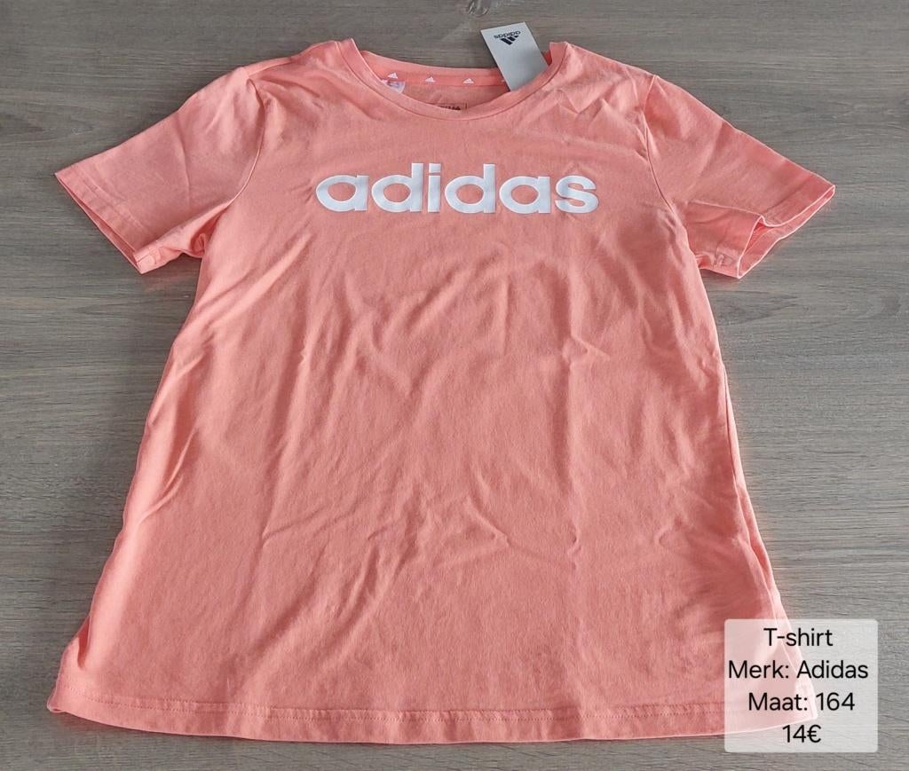 T-shirt meisje: Adidas maat 164 (NIEUW + LABEL), Enfants & Bébés, Vêtements enfant | Taille 164, Neuf, Adidas, Enlèvement ou Envoi