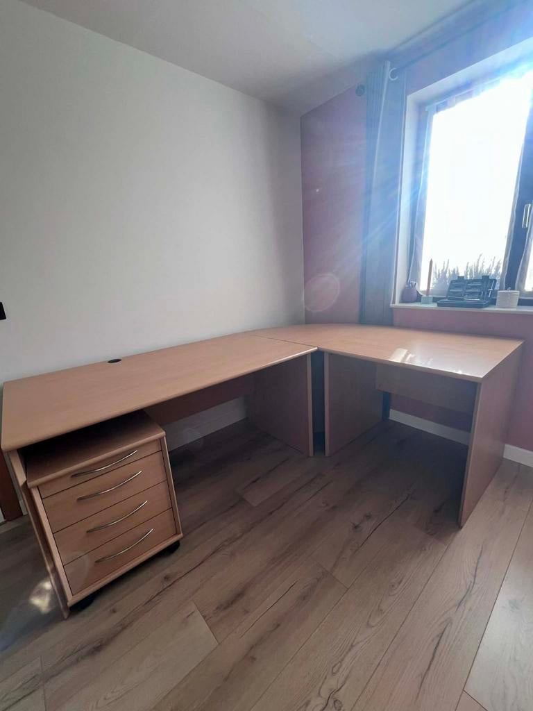 Grand bureau d'angle, Huis en Inrichting, Bureaus, Ophalen, Gebruikt