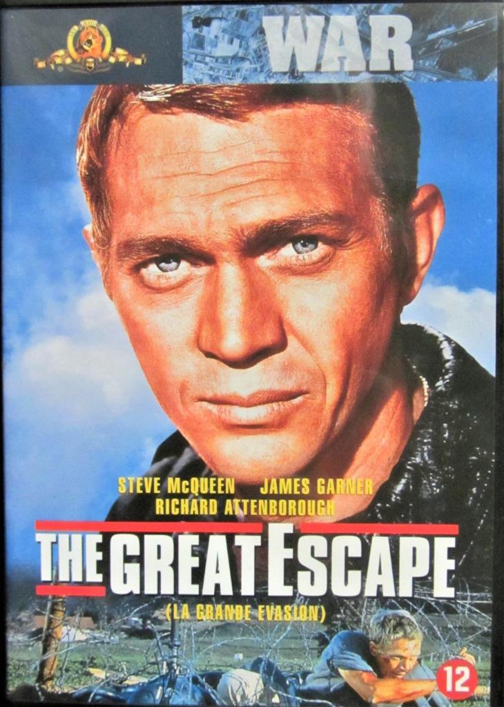 DVD OORLOG- THE GREAT ESCAPE (STEVE MCQUEEN EN VELE ANDEREN), Cd's en Dvd's, Dvd's | Actie, Alle leeftijden, Ophalen of Verzenden