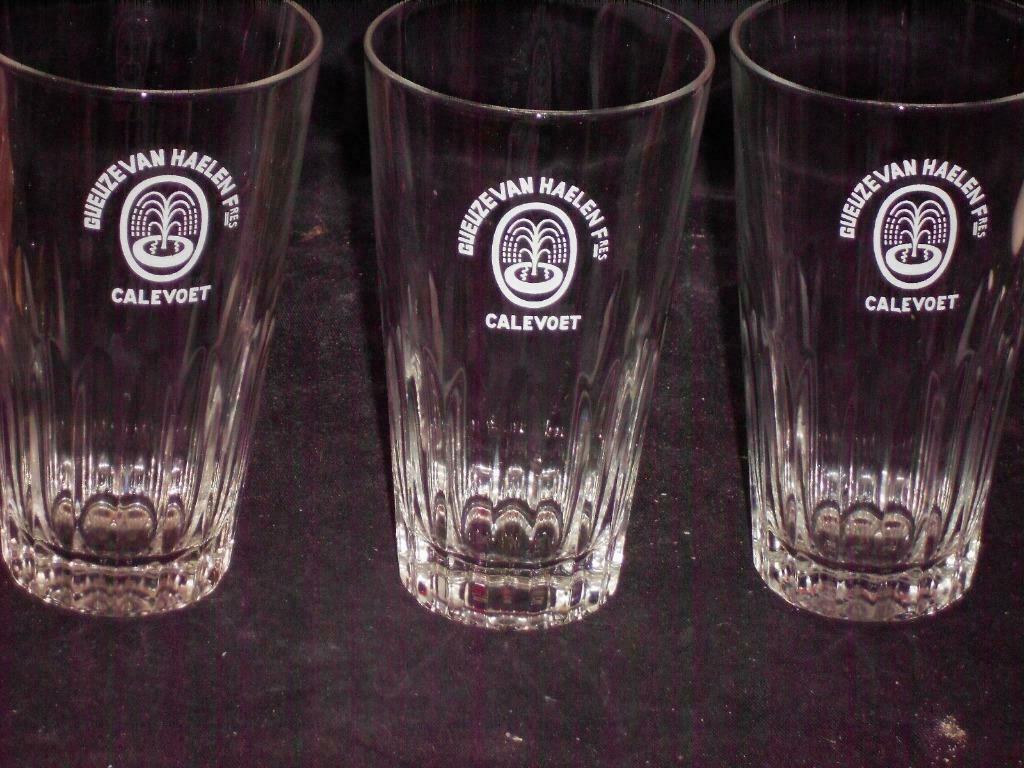 Gueuze.Kriek.Lambic.Van Haelen.Calevoet.Van Haelen-Coche, Verzamelen, Ophalen of Verzenden, Zo goed als nieuw, Glas of Glazen