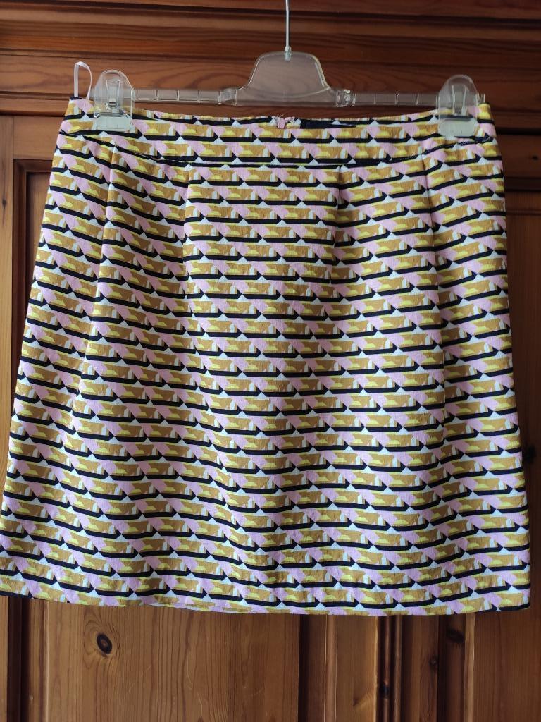 Rok gekleurd - youh! - maat 44, Kleding | Dames, Ophalen, Geel, Maat 42/44 (L), Zo goed als nieuw