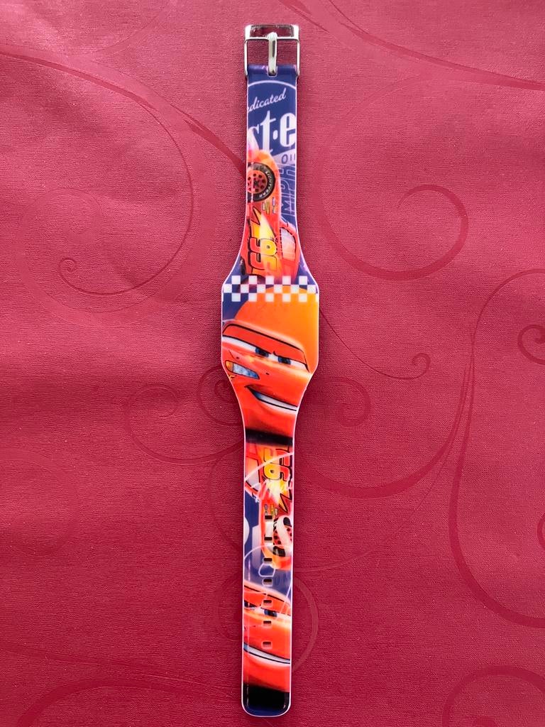Kinder horloge Disney Cars, Ophalen of Verzenden, Zo goed als nieuw, Rood