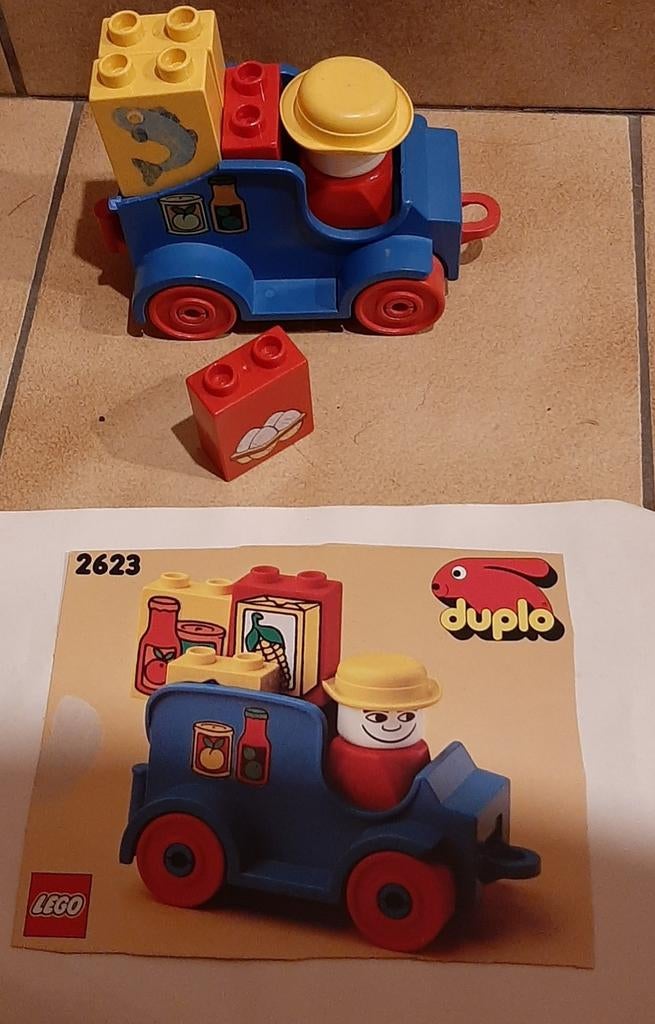 Lego duplo: verkoper uit 1980 set nr 2643, Ophalen of Verzenden, Zo goed als nieuw, Duplo