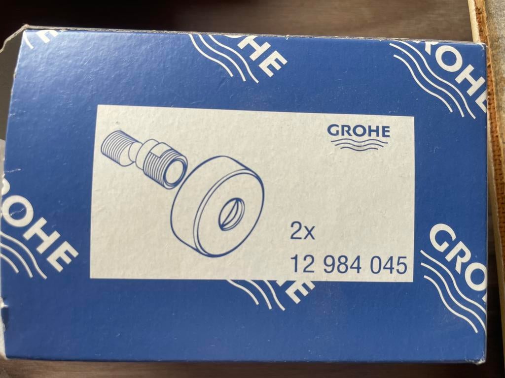Paire de rosaces Grohe robinet salle de bain, Bricolage & Construction, Sanitaire, Enlèvement ou Envoi, Robinet