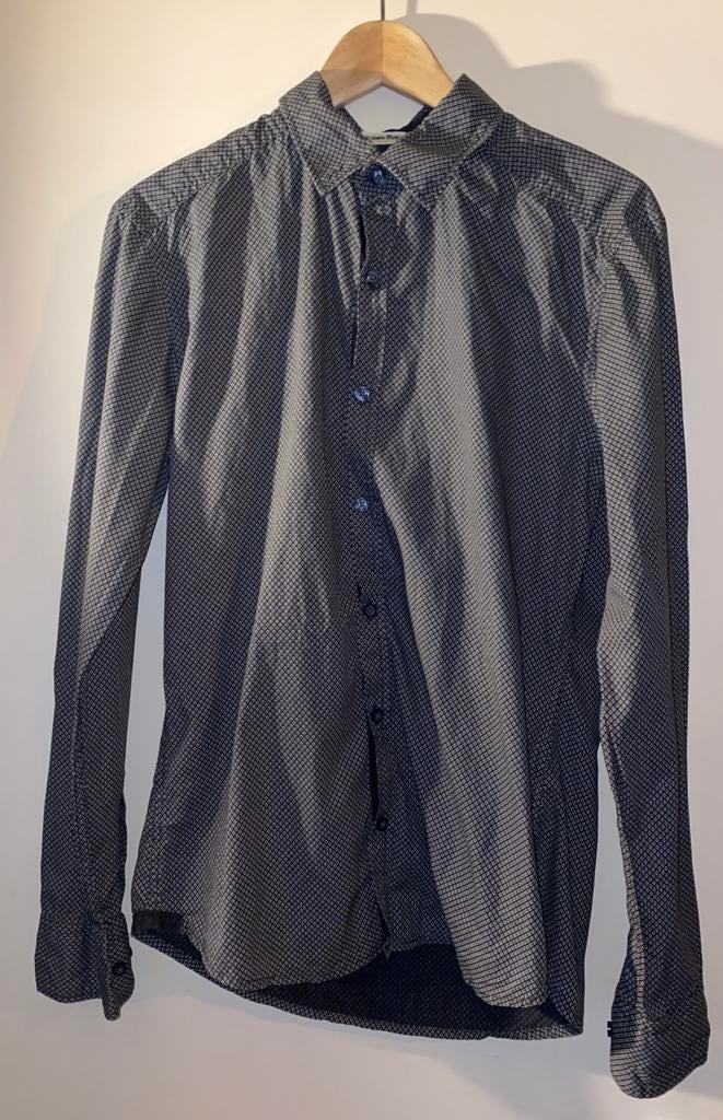 🔥 Mexx mannenhemd met print - maat M, Kleding | Heren, Overhemden, Ophalen of Verzenden, Zo goed als nieuw, Mexx