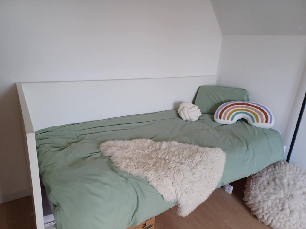 Mooi 1 persoonsbed wit, Enlèvement, Comme neuf