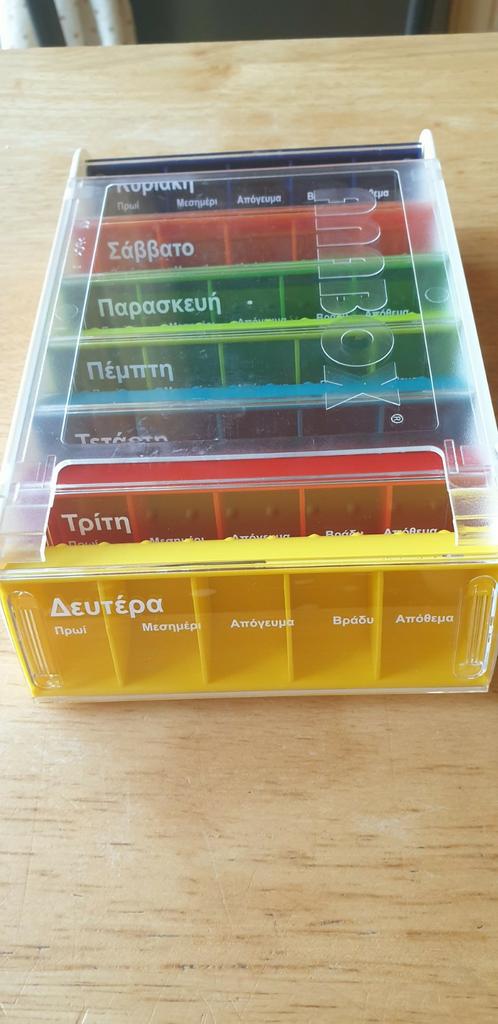 Anabox, medicijnendoos in het Grieks voor een hele week, Ophalen of Verzenden