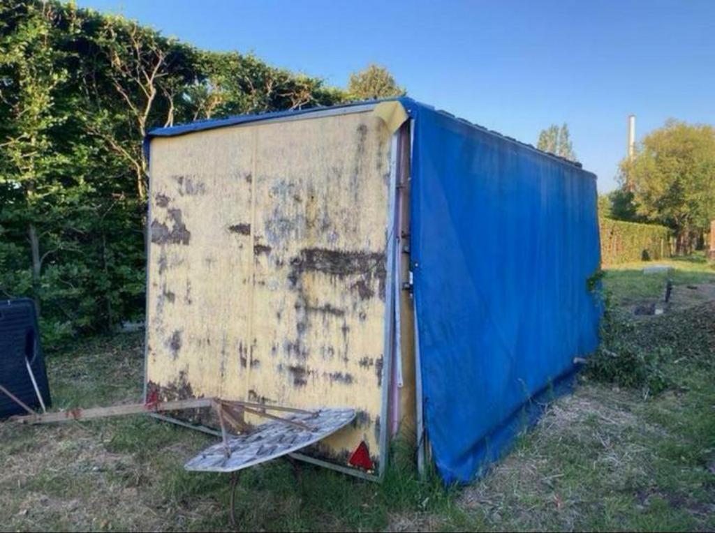 Container, barak, ijskar, tuinhuis, stal, werfkeet, hok, Ophalen, Tuinhuis