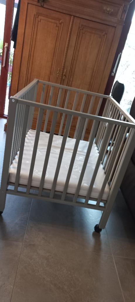 Parc bébé  sur roulettes, Ophalen, Zo goed als nieuw, Rechthoekig, In hoogte verstelbaar