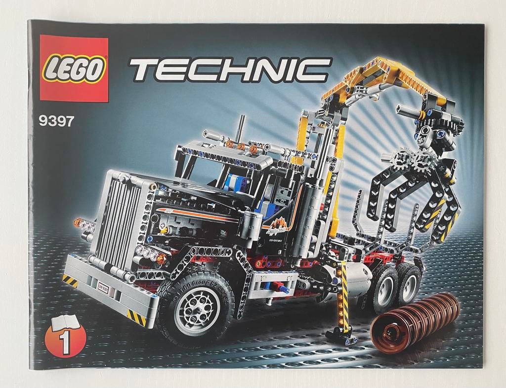 Lego 9397 Logging truck, Kinderen en Baby's, Speelgoed | Duplo en Lego, Zo goed als nieuw, Lego, Complete set, Ophalen of Verzenden