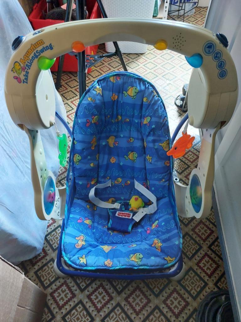 Baby relax, schommelen en musiceren, Kinderen en Baby's, Ophalen, Gebruikt, Fisher-Price, Verstelbaar