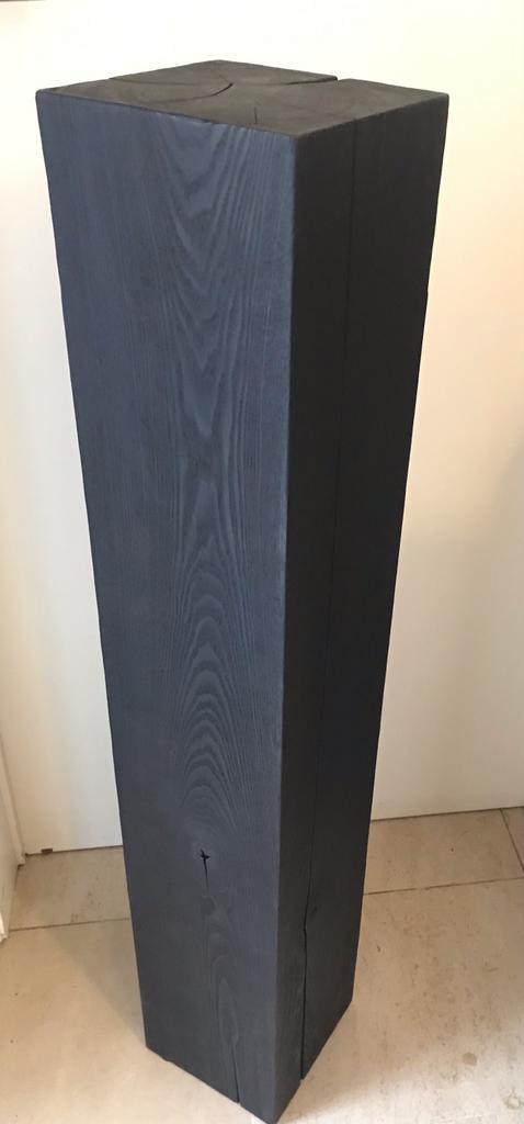 Vol eiken houten sokkel - gebrand, Ophalen, Nieuw