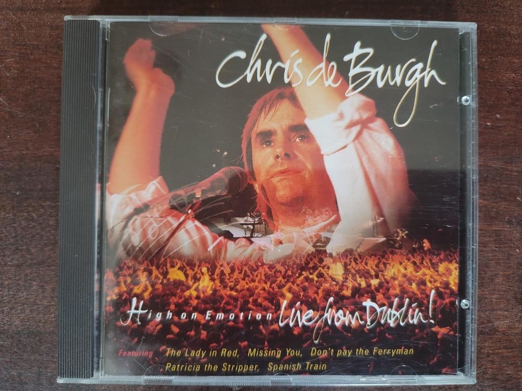 CD : CHRIS DE BURGH - HIGH ON EMOTION En direct de Dublin, Enlèvement ou Envoi, Comme neuf