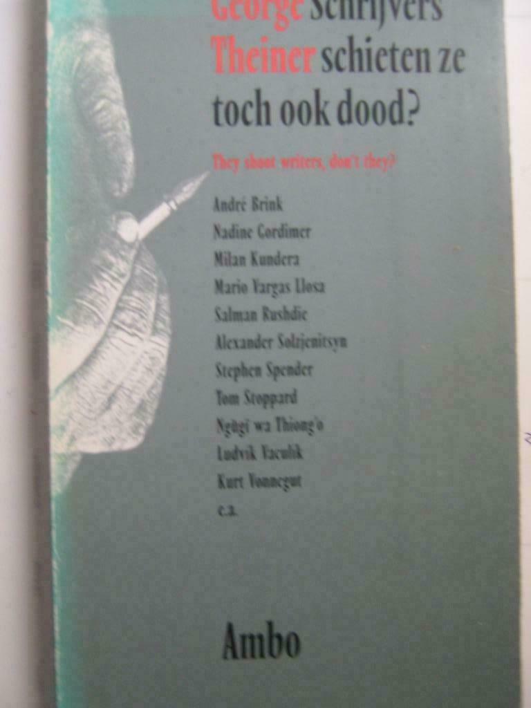 Schrijvers schieten ze toch ook dood? / Verhalen, Ophalen of Verzenden, Gelezen