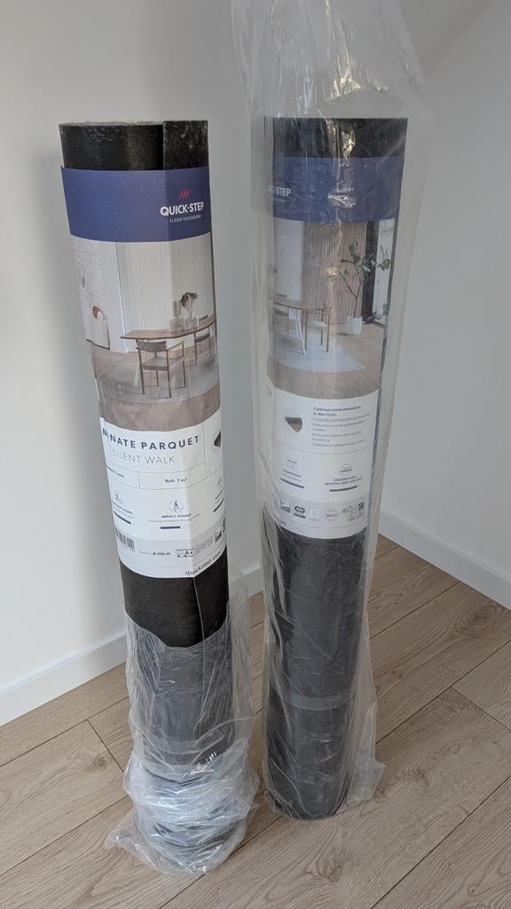 Rollen ondervloer laminaat Quick-Step silent walk, Doe-het-zelf en Bouw, Ophalen of Verzenden, Nieuw, Laminaat