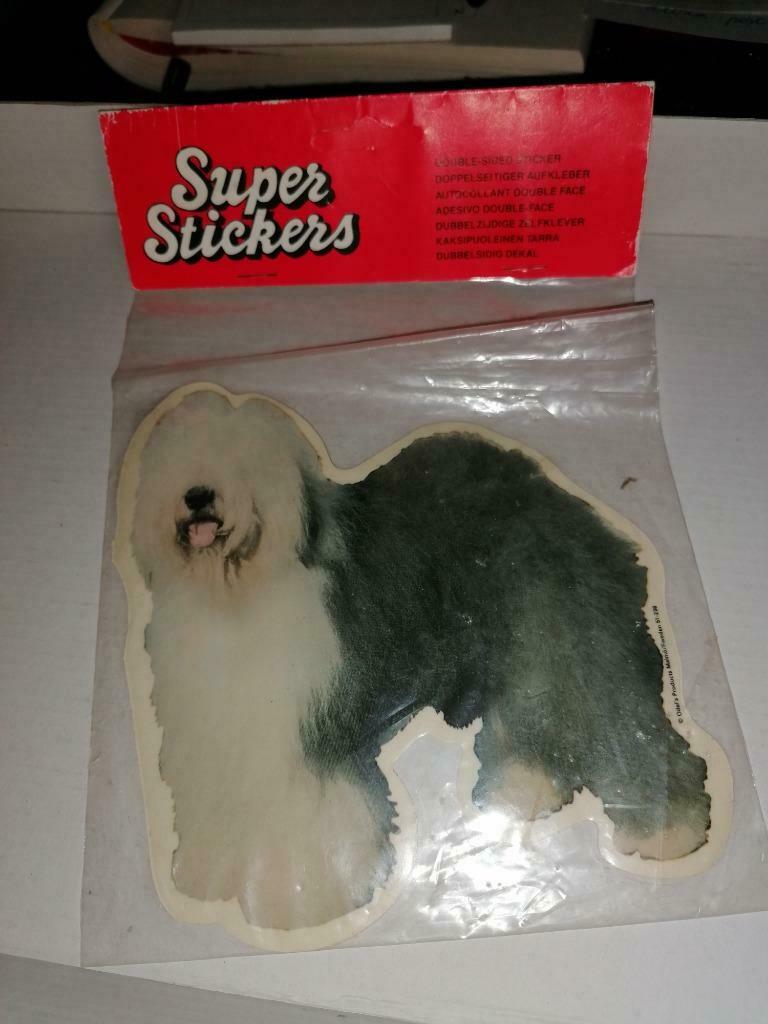 Sticker bobtail hond, Verzenden, Zo goed als nieuw